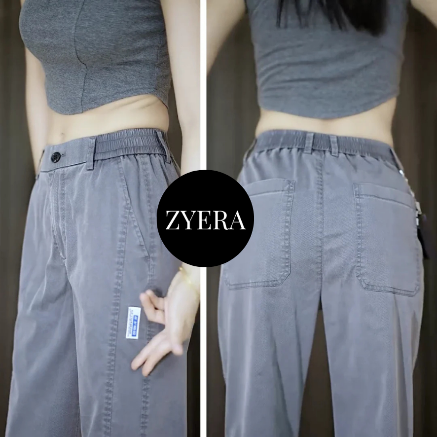 Kit 3 Calças Feminina Aurora - Malha de Seda Gelo e Poliéster