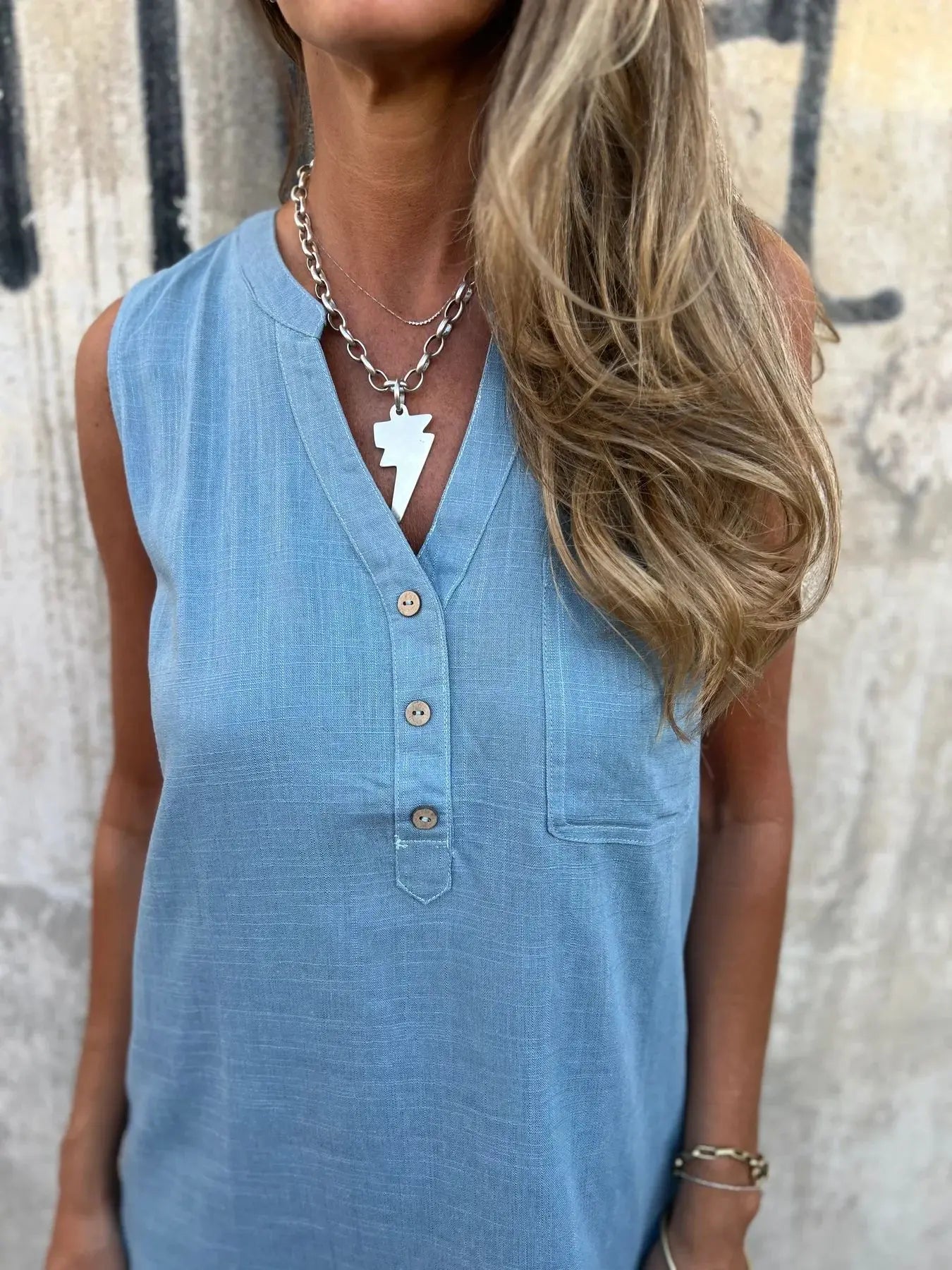 Vestido Charlotte – Sofisticação Europeia em Cada Detalhe - Linho Premium (Leve e Soltinho)