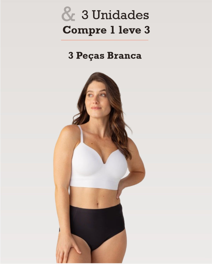 Kit 3 Sutiãs Modelador Libelle