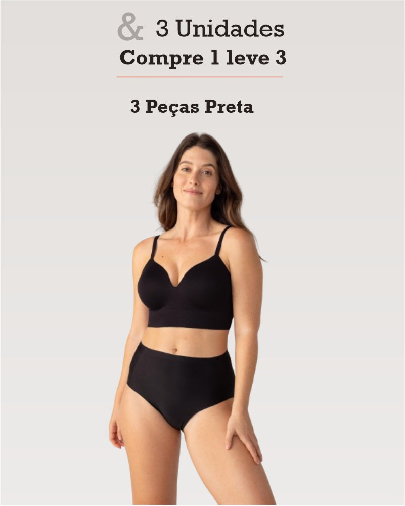 Kit 3 Sutiãs Modelador Libelle