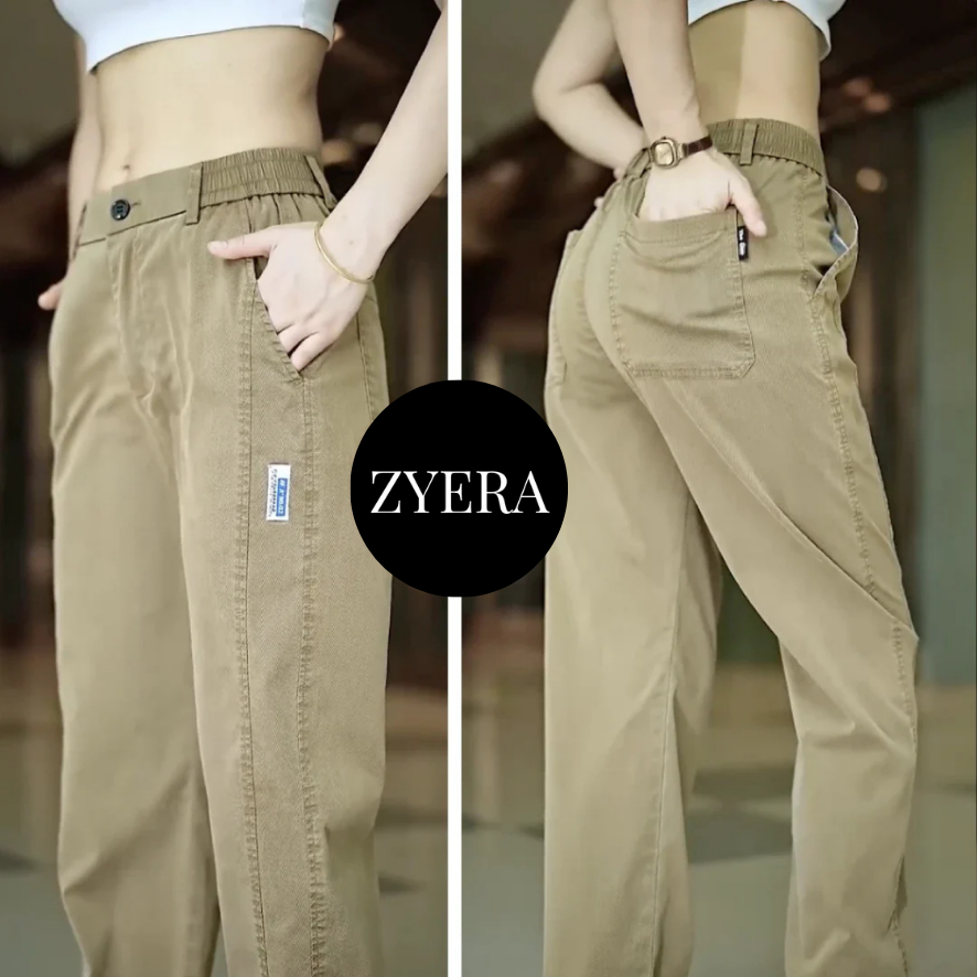 Kit 3 Calças Feminina Aurora - Malha de Seda Gelo e Poliéster