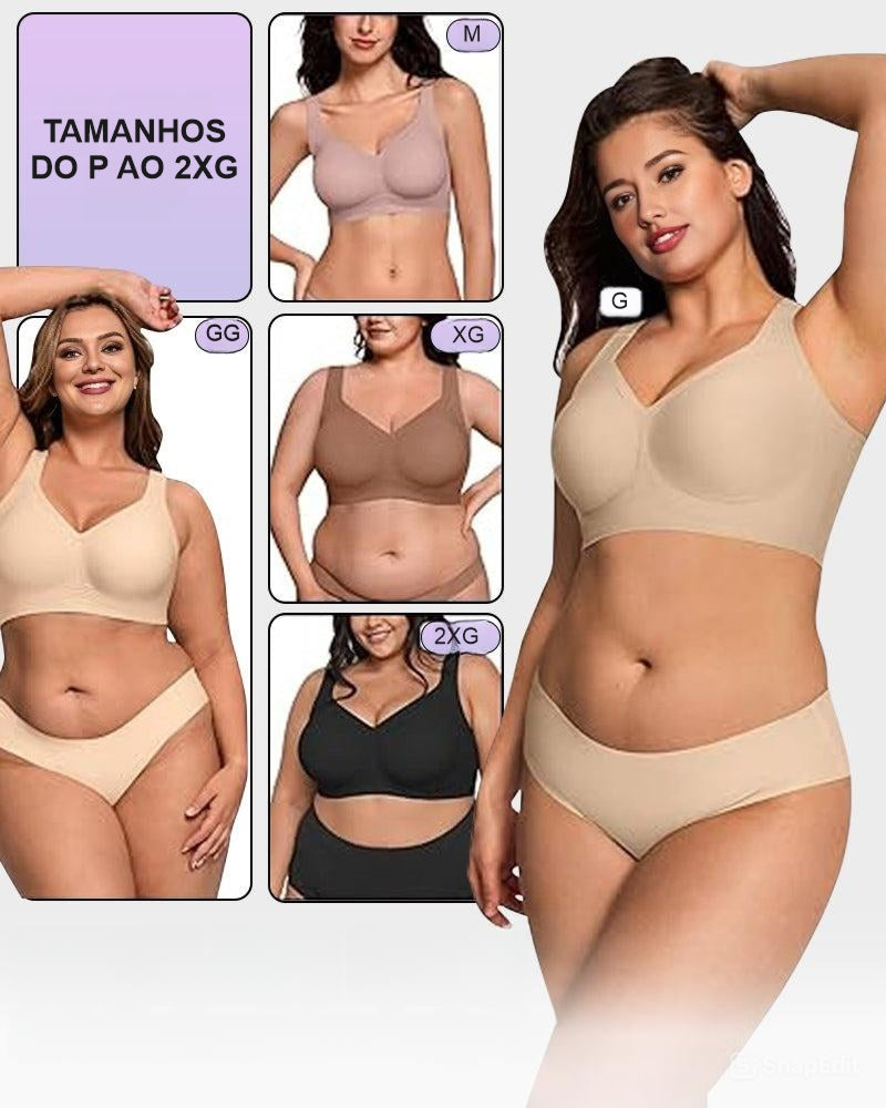 Kit 3 Sutiãs Modelador BelleForma